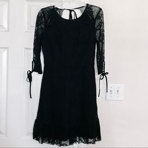 NWOT Black Crochet Dress